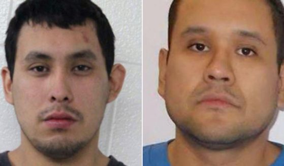 The above mug shots are of Damien Sanderson, left, and Myles Sanderson, right.
