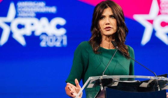 South Dakota Gov. Kristi Noem speaks during the Conservative Political Action Conference (CPAC) held at the Hilton Anatole on July 11, 2021, in Dallas.
