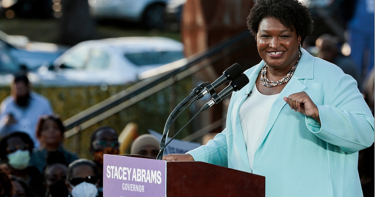 Georgia gubernatorial Democratic candidate Stacey Abrams, pictured at a March campaign rally.