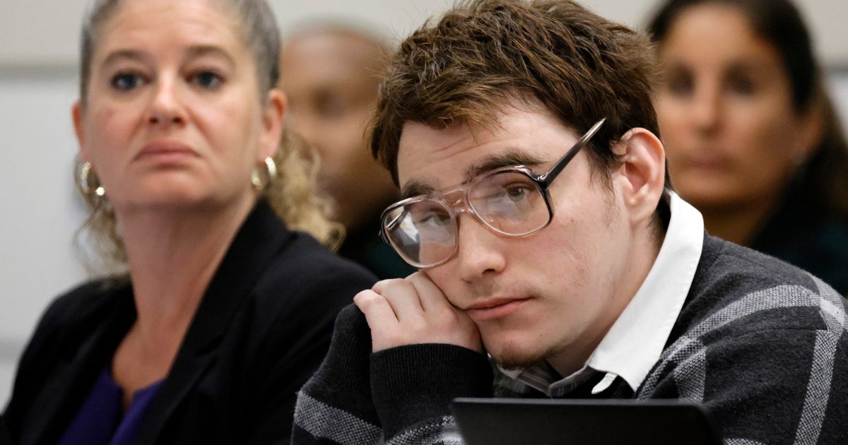 Marjory Stoneman Douglas High School shooter Nikolas Cruz is shown at the defense table after the defense team announced their intention to rest their case during the penalty phase of Cruz's trial at the Broward County Courthouse in Fort Lauderdale on Sept. 14.