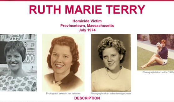 An FBI poster seeks information for 1974 homicide victim Ruth Marie Terry.