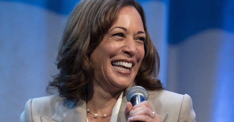 Vice President Kamala Harris, seen in a file photo from July, made an appearance on 