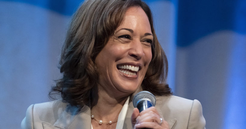 Vice President Kamala Harris, seen in a file photo from July, made an appearance on