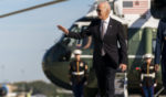 President Joe Biden boards Air Force One at Andrews Air Force Base, Maryland, on Thursday.