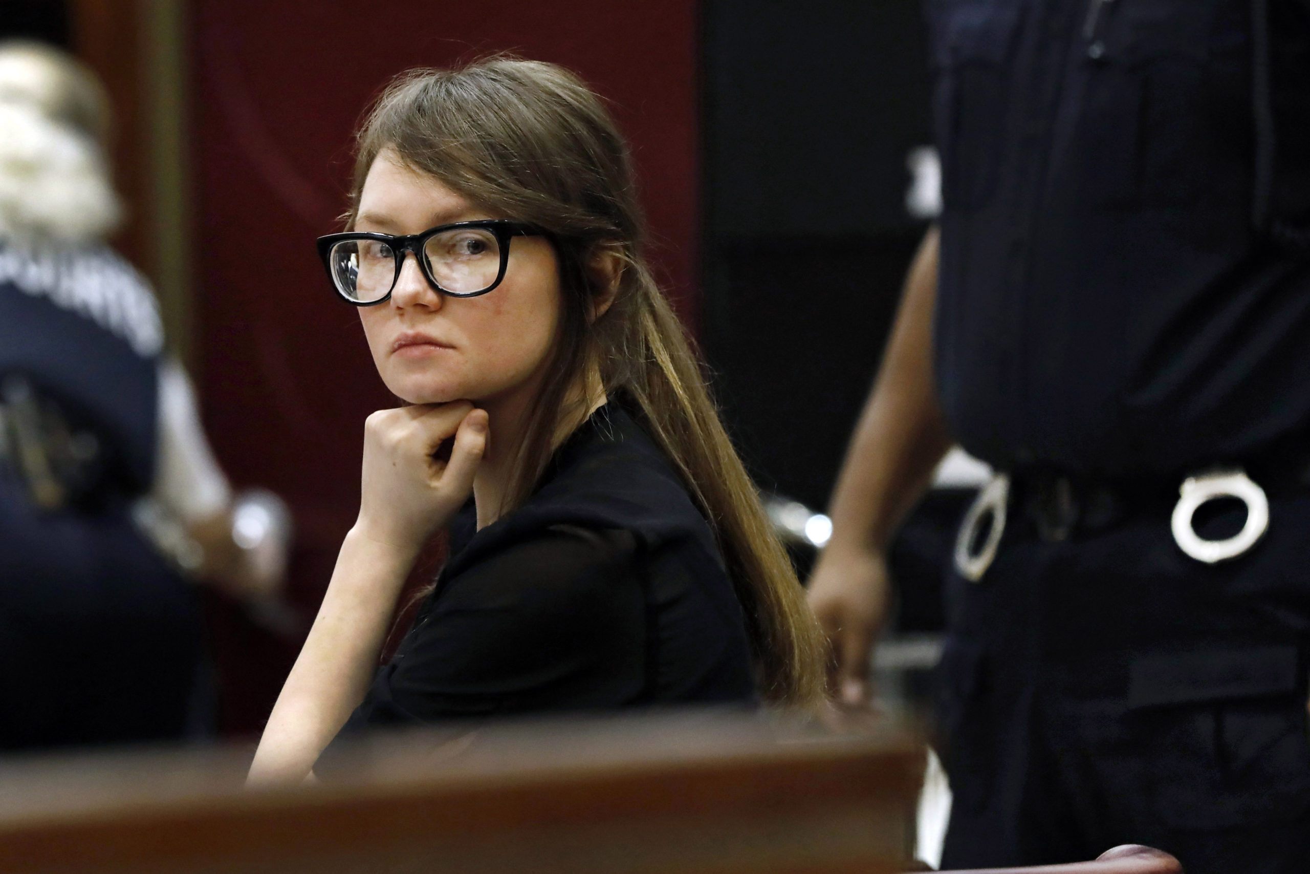 Anna Sorokin sits at the defense table during jury deliberations in her trial in New York State Supreme Court on April 25, 2019, in New York City. Sorokin's exploits inspired a Netflix series.