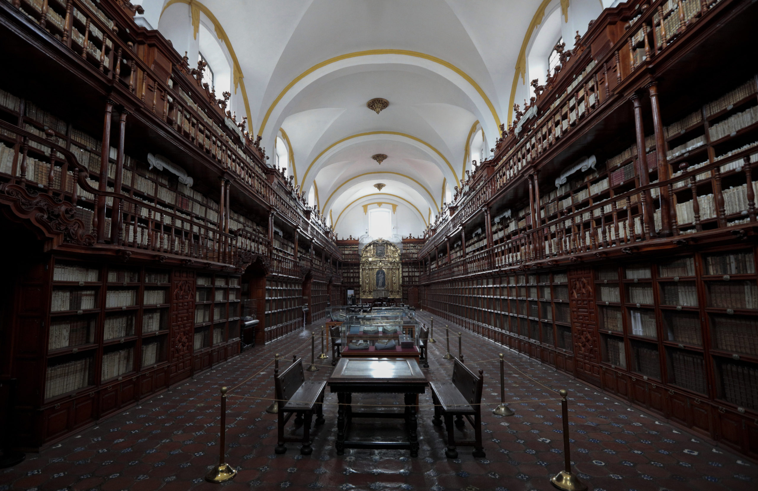 The Palafoxiana library in Puebla, Mexico, is the oldest public library in the Americas, according to UNESCO.