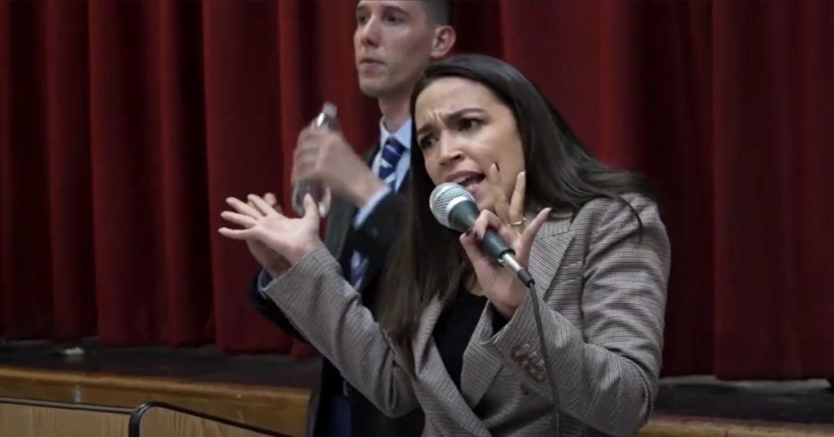 Watch: ‘AOC Has Got to Go’: Town Hall Overwhelmed by Protesters, Then the Lights Go Out