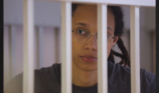 Women's National Basketball Association basketball player Brittney Griner, seen in a file photo from August, faces nine years in prison on a narcotics charge in Russia.