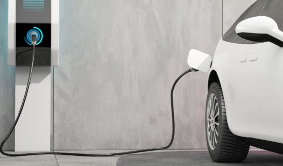 The above stock image is of an electric vehicle.