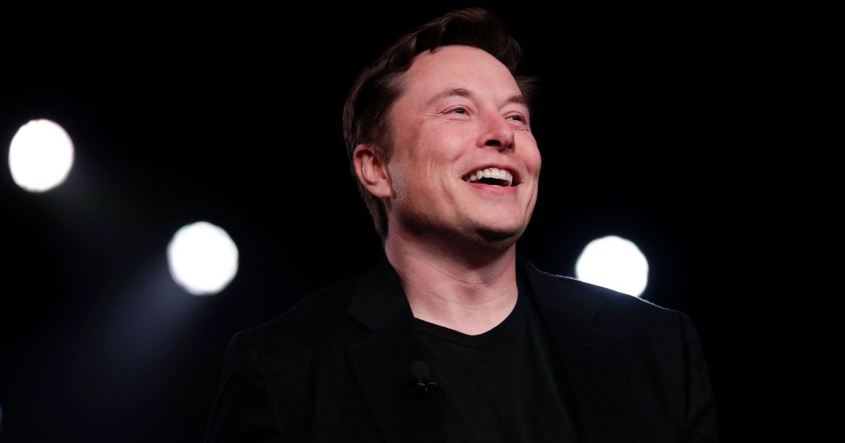 Tesla CEO Elon Musk speaking