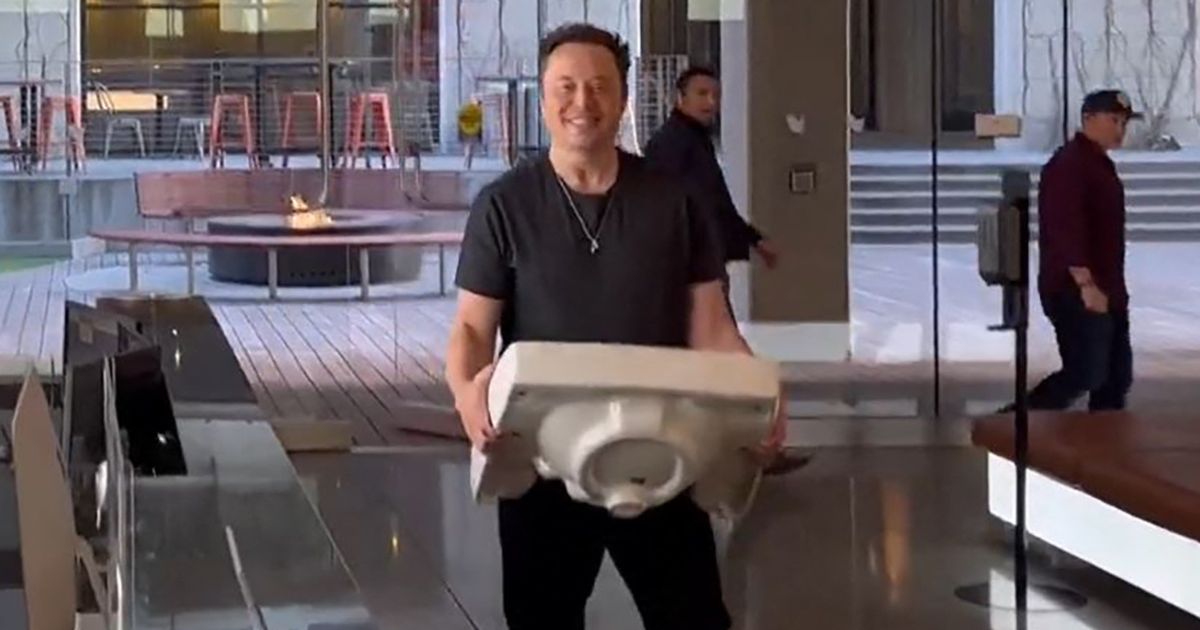 Elon Musk has gone viral multiple times this week as he assumes ownership of Twitter, including a video he posted to his account showing him carrying a sink as he entered Twitter's San Francisco headquarters. He captioned the video, "Entering Twitter HQ -- Let that sink in!"