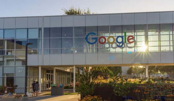 The Google logo is seen at the corporate headquarters of Google and its parent company, Alphabet, in Mountain View, California, on Sept. 29.