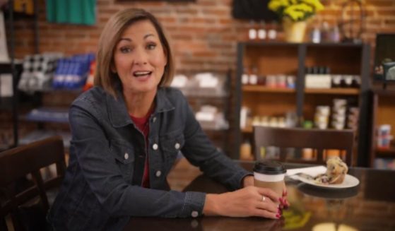 Iowa Gov. Kim Reynolds was accused of racism over a political ad criticizing Democratic policies.