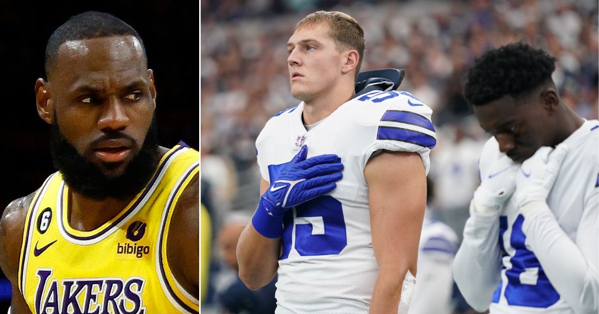NBA star LeBron James announced he no longer supports the Dallas Cowboys because they refused to allow players to kneel for the National Anthem.