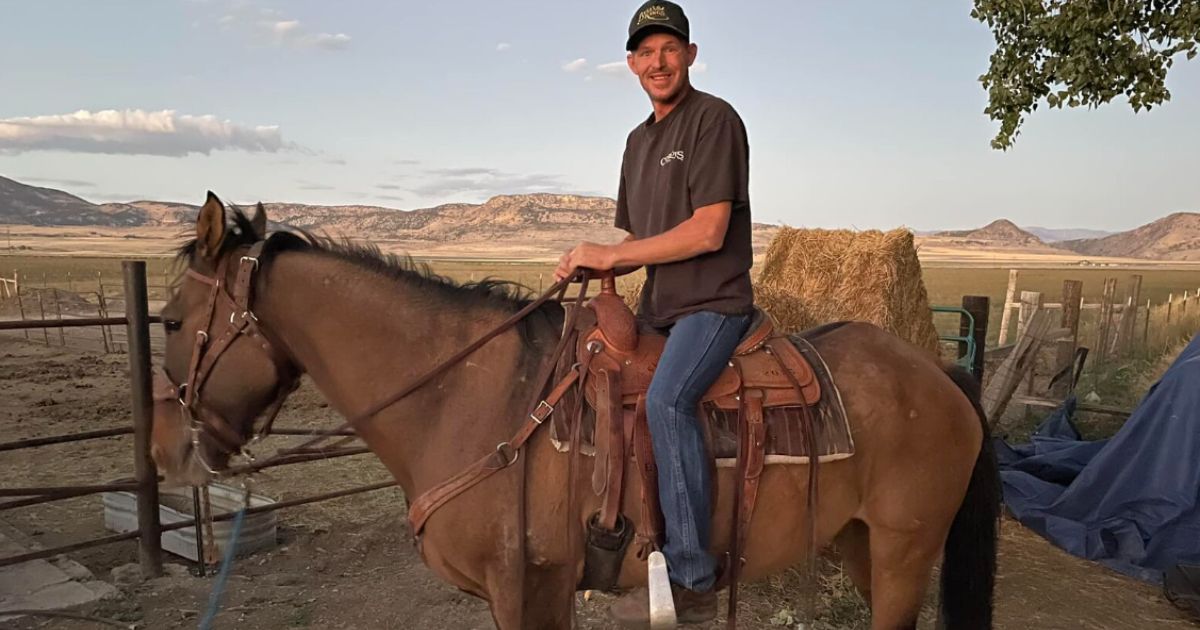 Shane Adams lost his horse, Mongo, while camping eight years ago in Utah, but the horse returned.