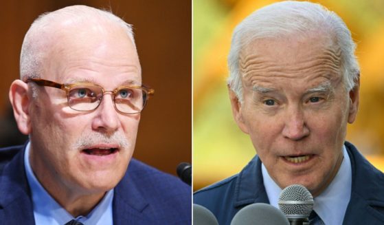 President Joe Biden's, right, top border chief U.S. Customs and Border Protection Commissioner Chris Magnus, left, is under fire after reports of Magnus' poor performance on the job and lack of knowledge of the position.