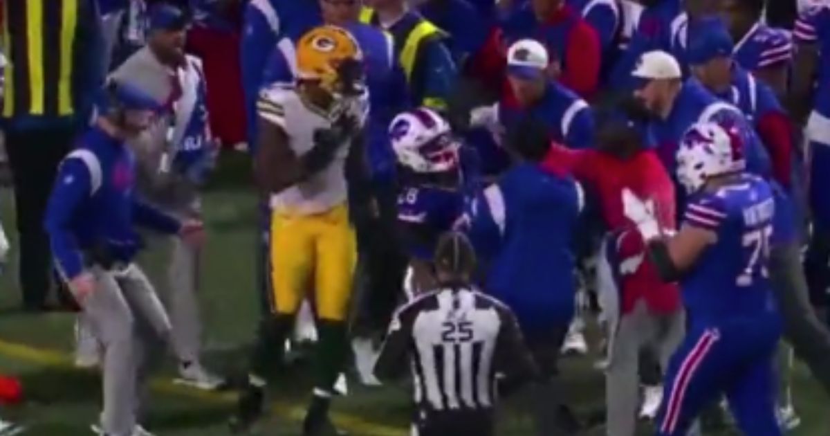 Green Bay Packers rookie linebacker Quay Walker shoved a member of the Buffalo Bills team after making a tackle on their sidelines, causing him to be ejected from Sunday night's game.