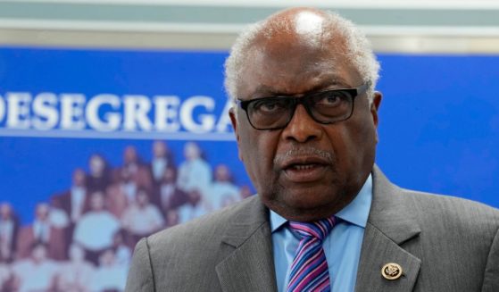 Rep. Jim Clyburn speaking during a news conference