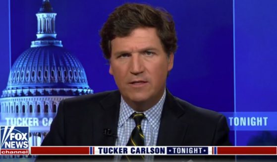 Tucker Carlson introducing a segment on his show