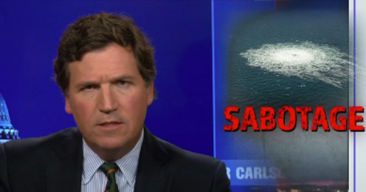 On his show Wednesday night, Fox News host Tucker Carlson discussed the Nord Stream pipeline sabotage, taking aim at President Joe Biden's administration and the media for covering up what he thinks was America's involvement in the leaks.