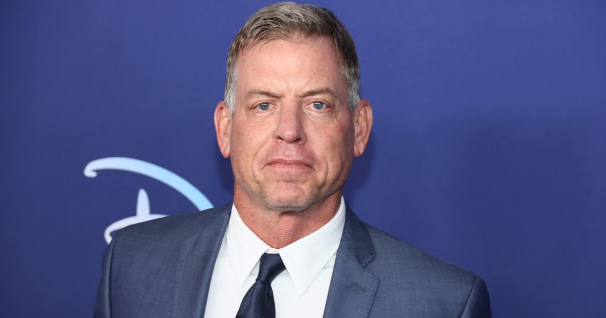 Former Dallas Cowboys quarterback and NFL commentator Troy Aikman is pictured in a May file photo.