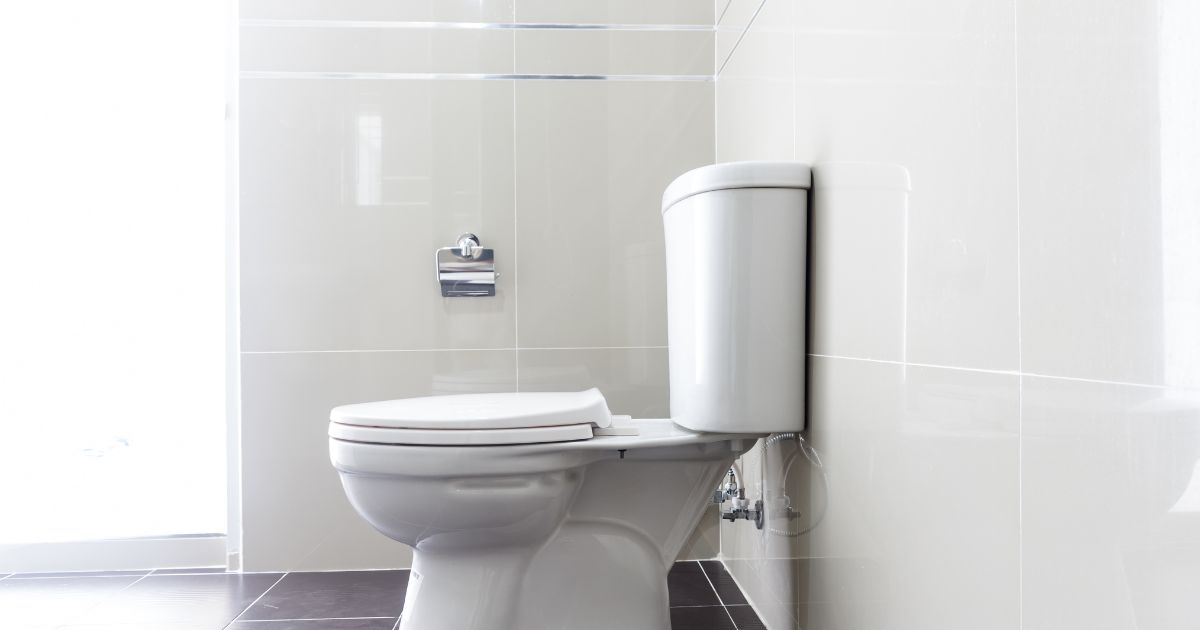 In this stock image, a toilet bowl is shown in a bathroom.