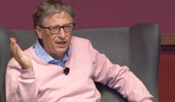 MIcrosoft co-founder Bill Gates speaking at a 2018 forum.