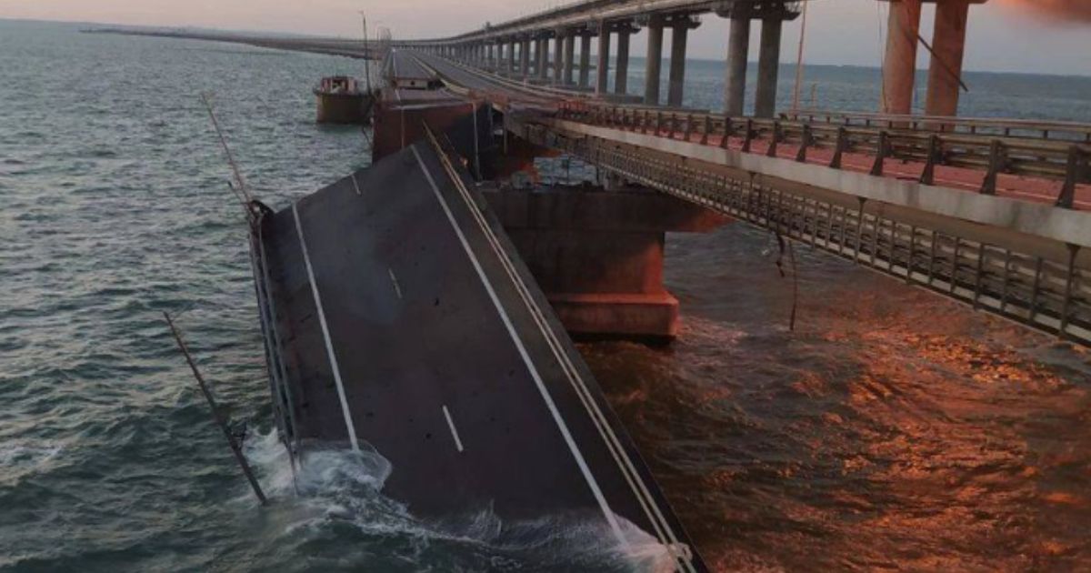 The above image is of a bridge in Russia.