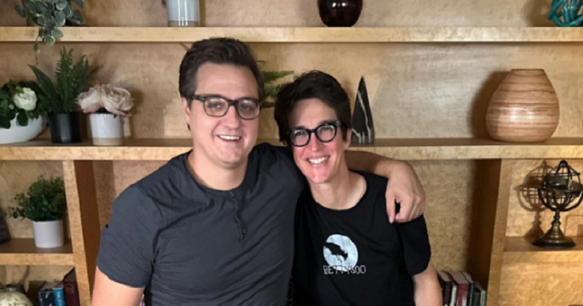 MSNBC hosts Chris Hayes and Rachel Maddow.