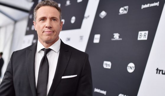 Chris Cuomo attends the Turner Upfront 2018 arrivals on the red carpet at The Theater at Madison Square Garden on May 16, 2018, in New York City.