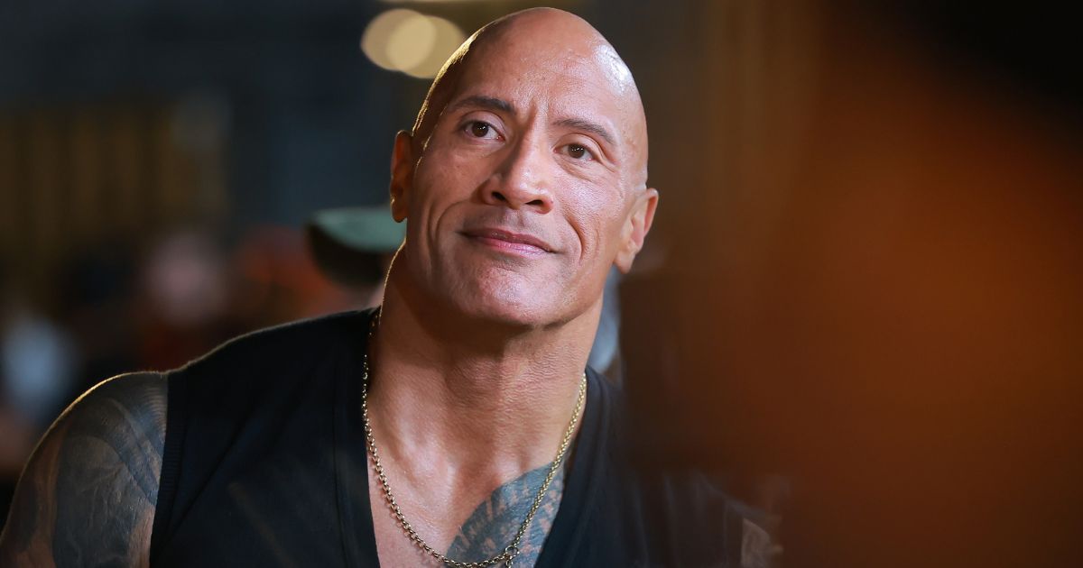 Dwayne Johnson looks on during the "Black Adam" Fan Event at Museo Anahuacalli on Oct. 3 in Mexico City, Mexico.