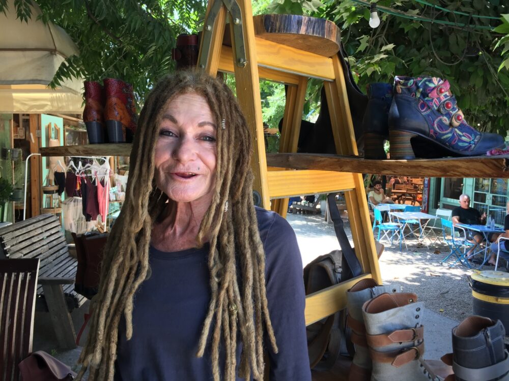 Miri Tal, owner of Tatanka and HaYa'ar (The Forest), a retreat center in Pardes Hanna-Karkur. Photo by Diana Bletter