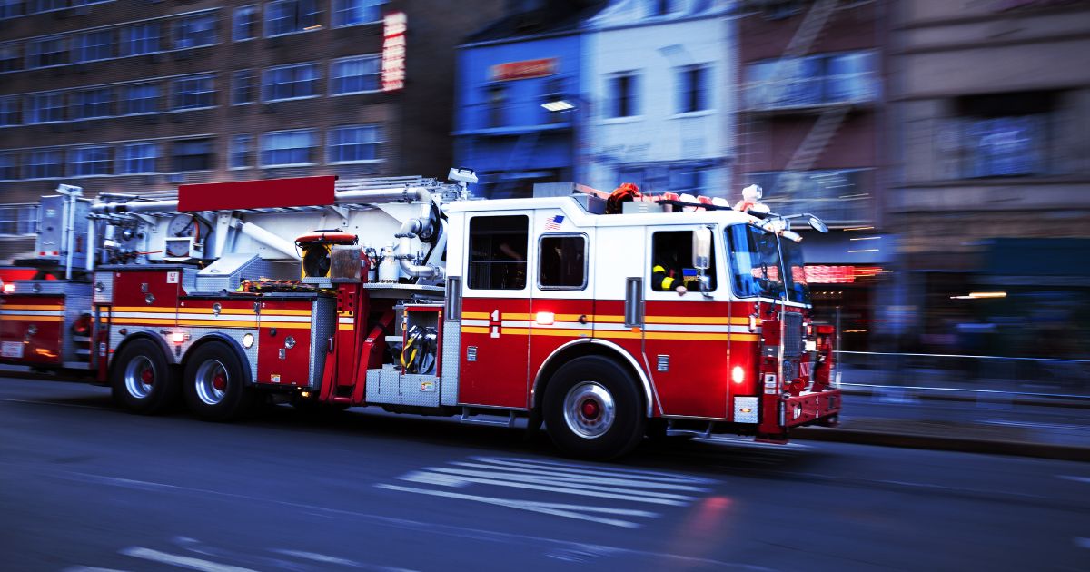 The above stock image is of a firetruck.