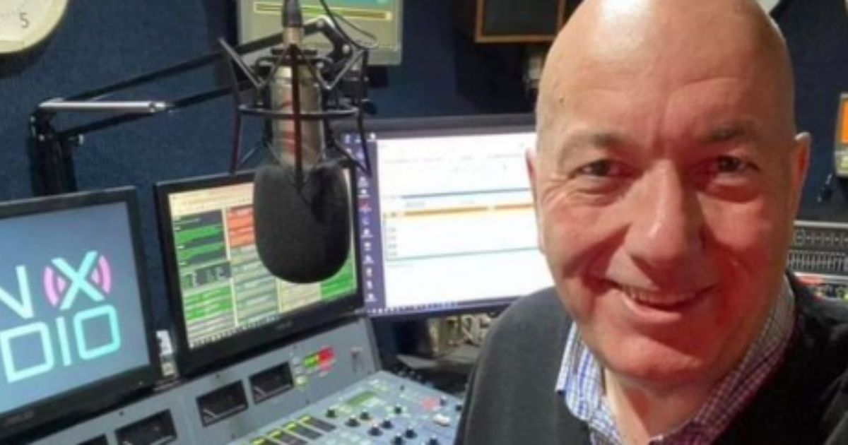 Radio host Tim Gough died while broadcasting from his home in Suffolk.