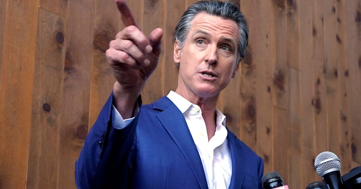California Gov. Gavin Newsom said on Friday that he will call a special session of the state Legislature on Dec. 5, to pass a new tax on oil companies in response to high gas prices, while talking to reporters in Sacramento, California.