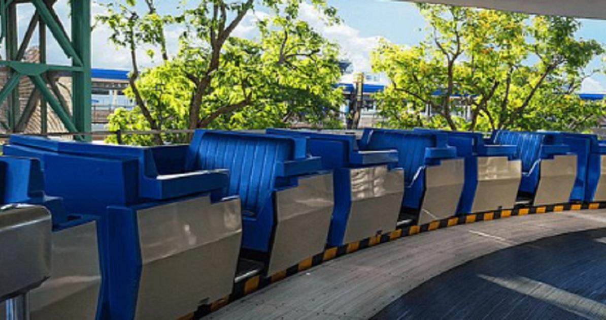 The PeopleMover attraction at Disney World in Florida.