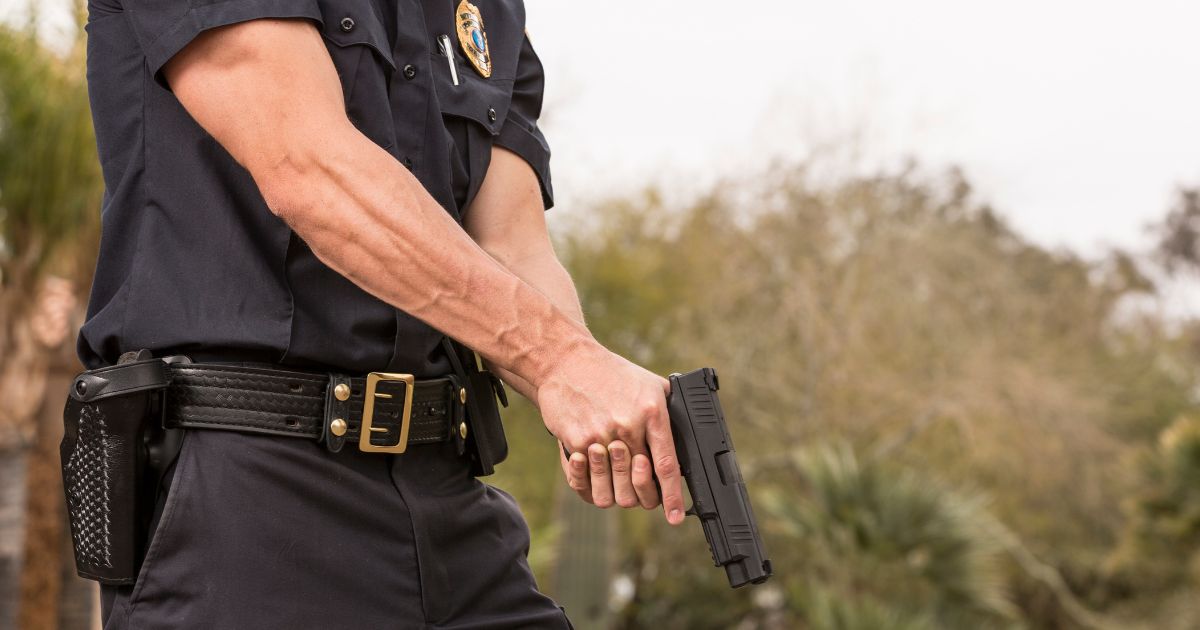 A police officer is seen in this stock image.