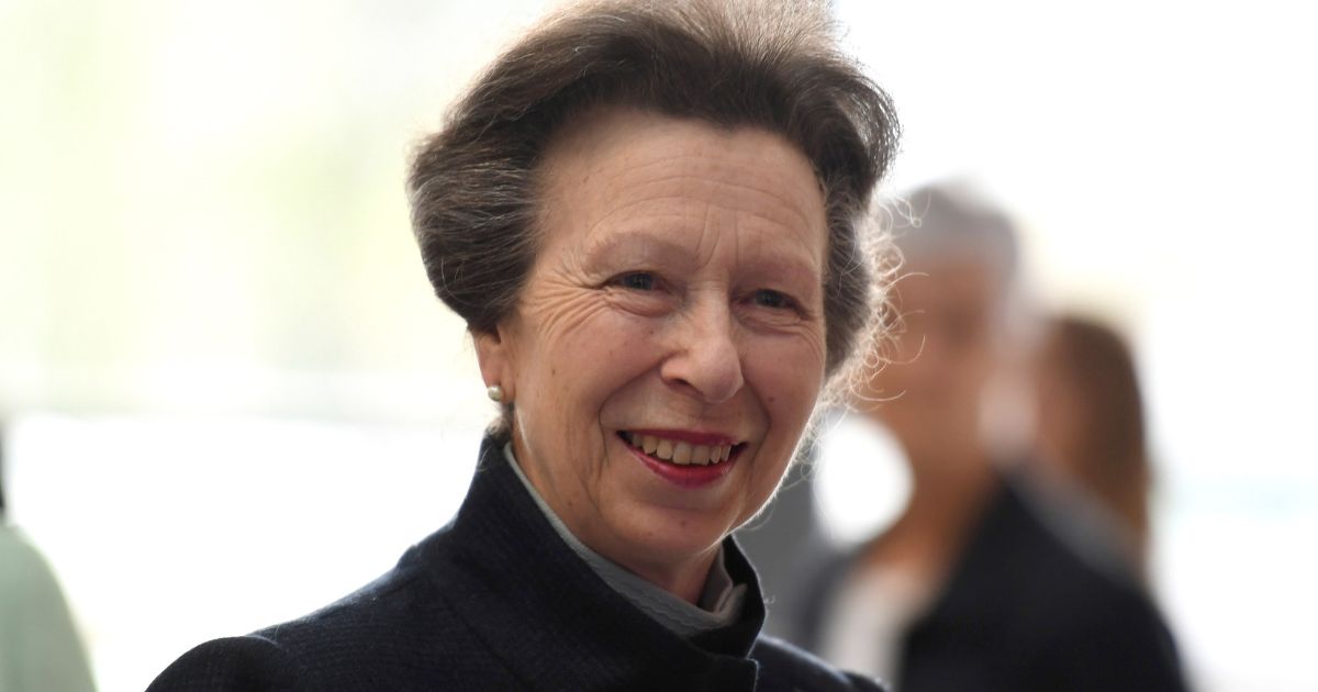Princess Anne, Princess Royal officially opens the UK Hydrographic Office headquarters on April 25, 2019, in Taunton, England.