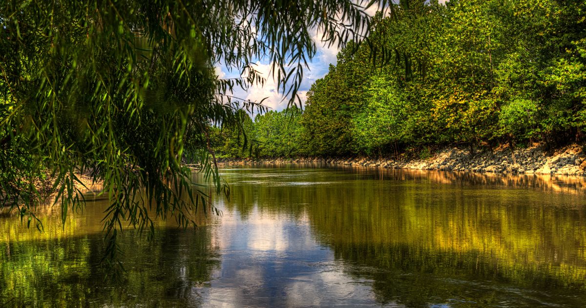 The above stock image is of a river in Missouri.