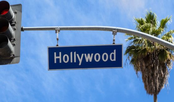 The above stock image is of a Hollywood road sign.