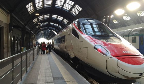 The above stock image is of a speed train.