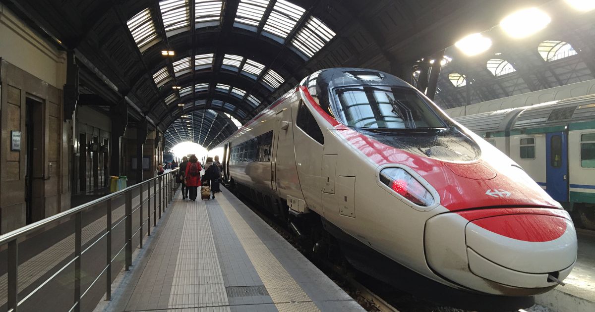 The above stock image is of a speed train.