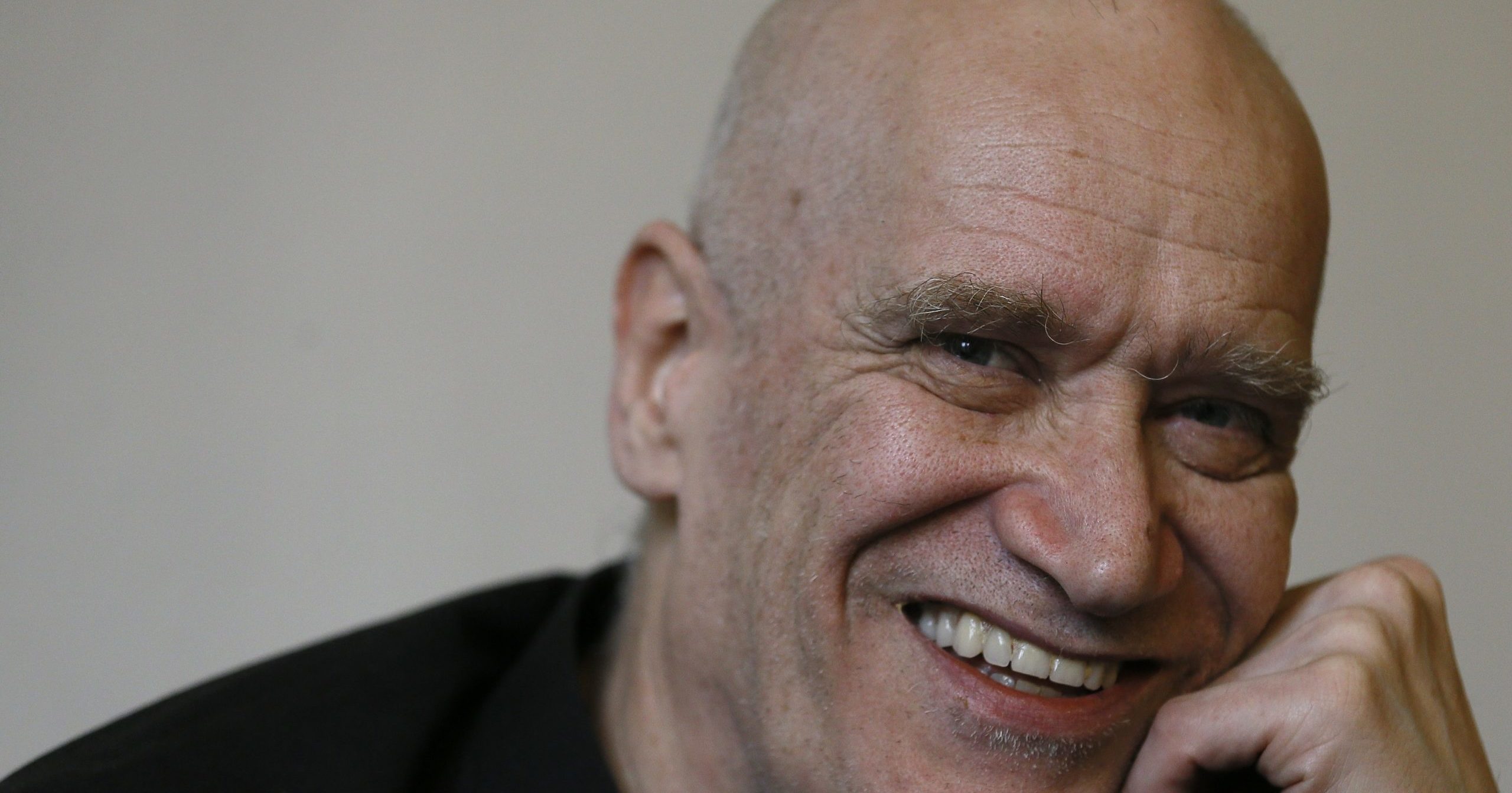 Wilko Johnson at his home in West Cliff on Sea, England, on January 29, 2013.