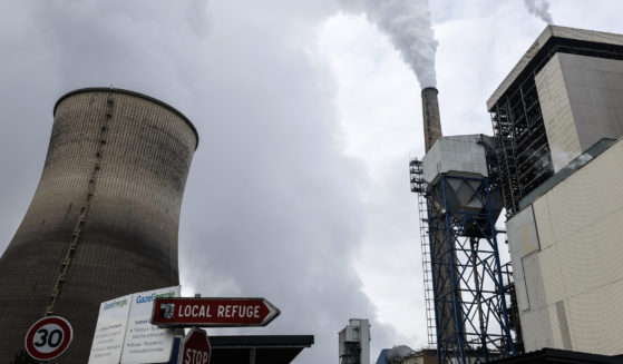 View of the coal-fired power station in Saint-Avold, France, on Tuesday.