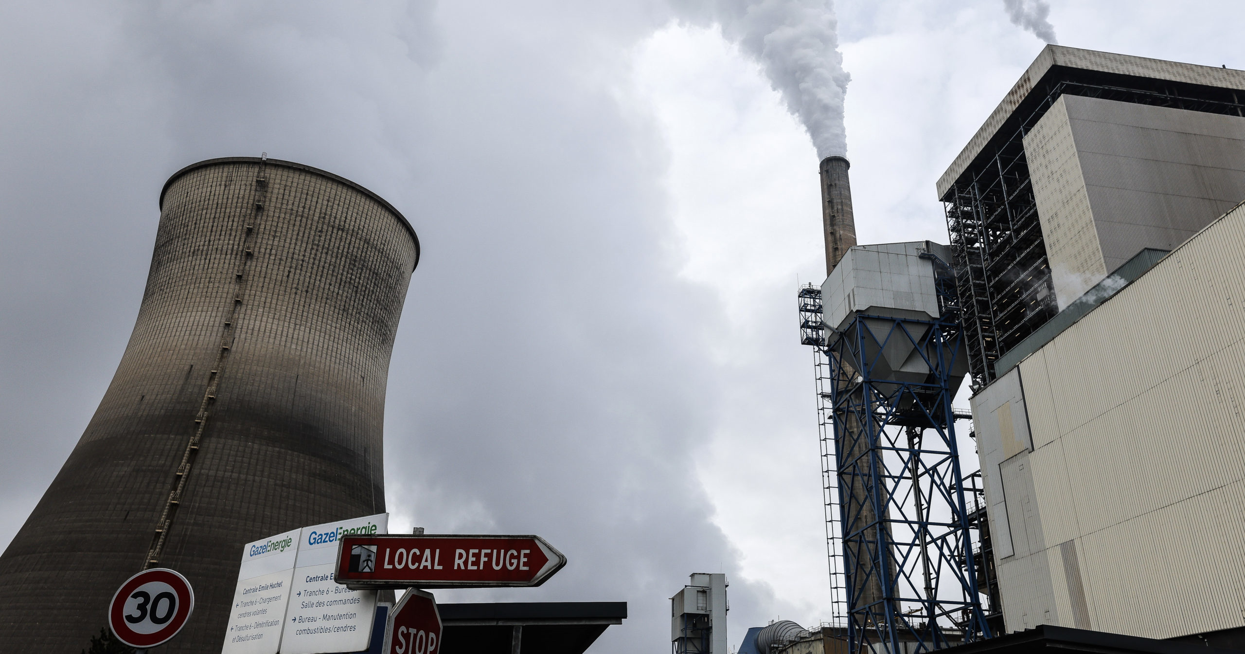 View of the coal-fired power station in Saint-Avold, France, on Tuesday.