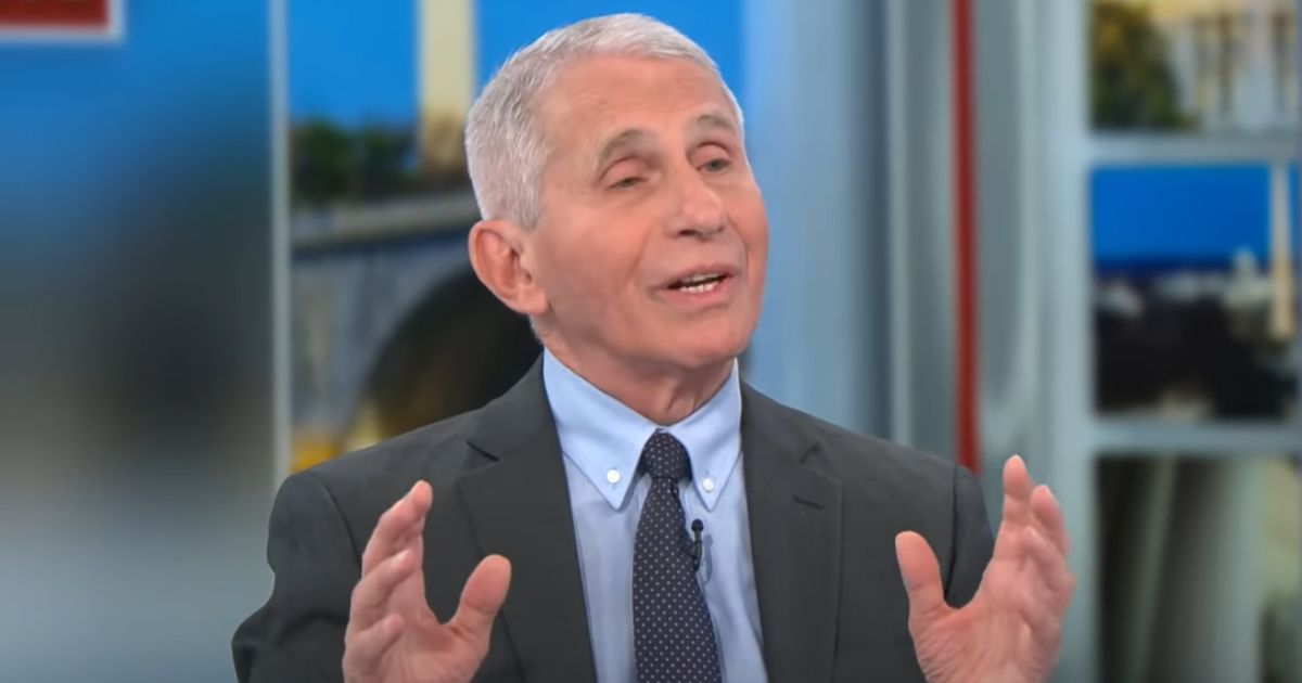 Dr. Anthony Fauci speaks Sunday on the CBS News morning show "Face the Nation."