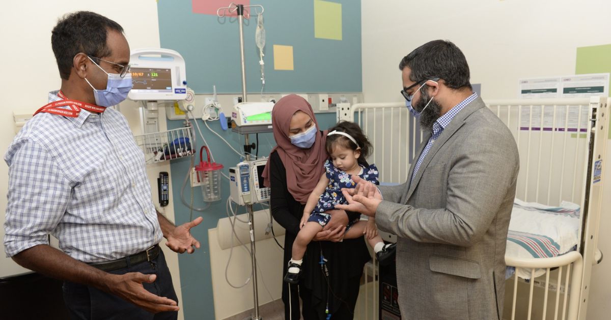 Ayla Bashir, who was born with a rare and deadly condition, is thriving now.