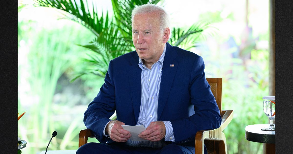 President Joe Biden makes a statement during a bilateral meeting with British Prime Minister Rishi Sunak at the G20 summit Wednesday in Nusa Dua, Indonesia.