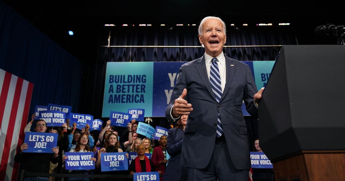 US President Joe Biden speaks at an event hosted by the Democratic National Committee to thank campaign workers, at Howard Theatre in Washington, DC, November 10, 2022.