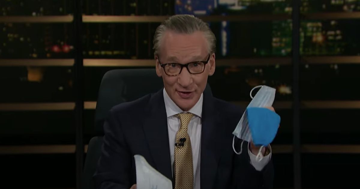 Bill Maher told his audience he would include several types of masks in his "uber-woke" Halloween costume.